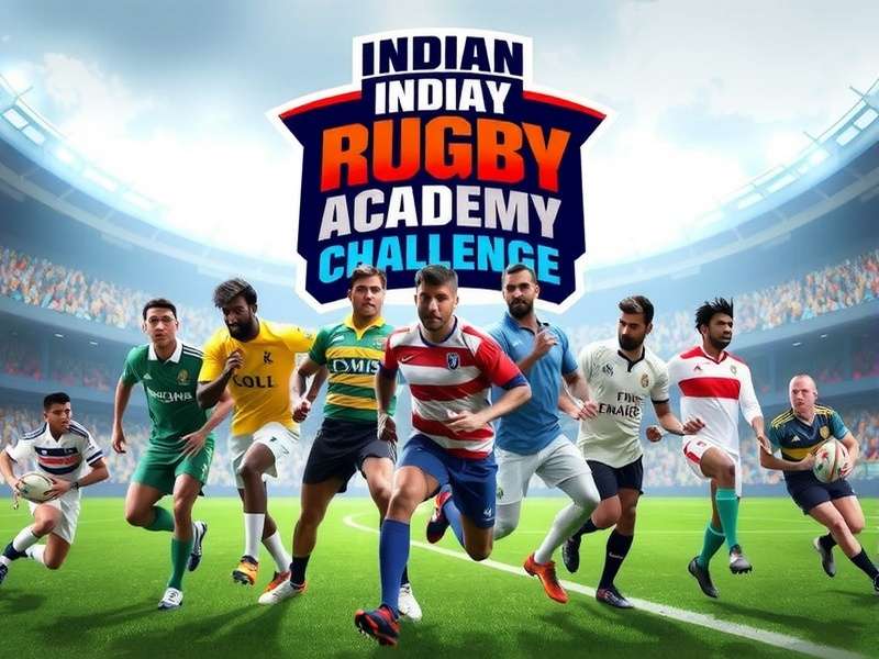 Indian Rugby Academy Challenge Cover Indian Rugby Academy Challenge game cover showing diverse players in traditional and modern uniforms