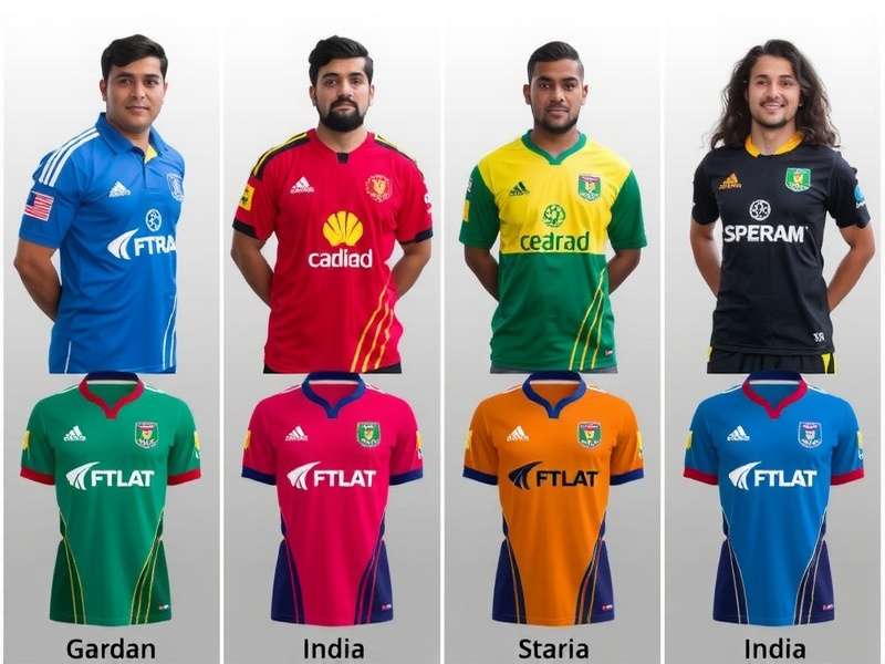 Regional Uniforms in Indian Rugby Academy Challenge Indian Rugby Academy Challenge showing regional team uniforms from different Indian states